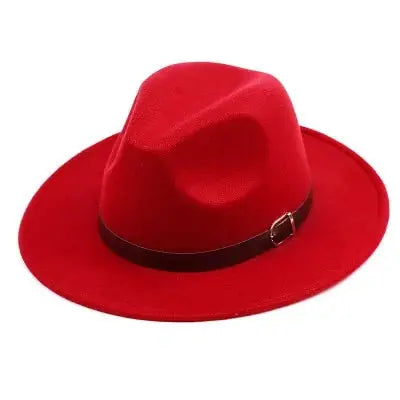 Women Wide Brim Fedora Hat - Image #9