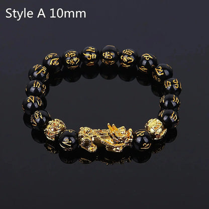 Feng Shui Wealth Bracelet  Black Beads - PricesRgreat