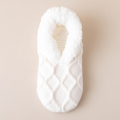 Women's cotton thermal plush slippers - PricesRgreat