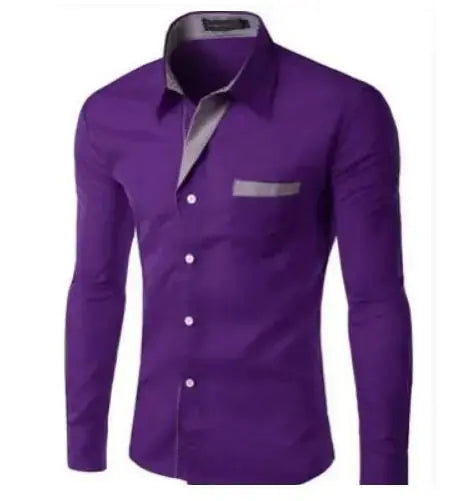 Men Fashion Shirts Long Sleeve - Image #60