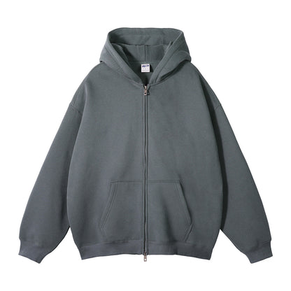 Loose Hooded Sweater Fleece-lined Thickened - PricesRgreat