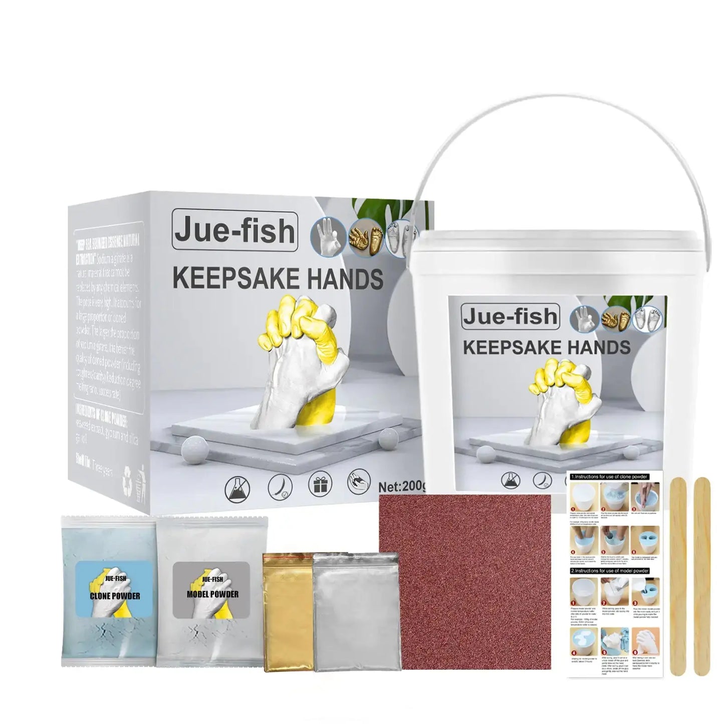 Jue-Fish 3D Handmade Makrolon Powder Souvenir - PricesRgreat