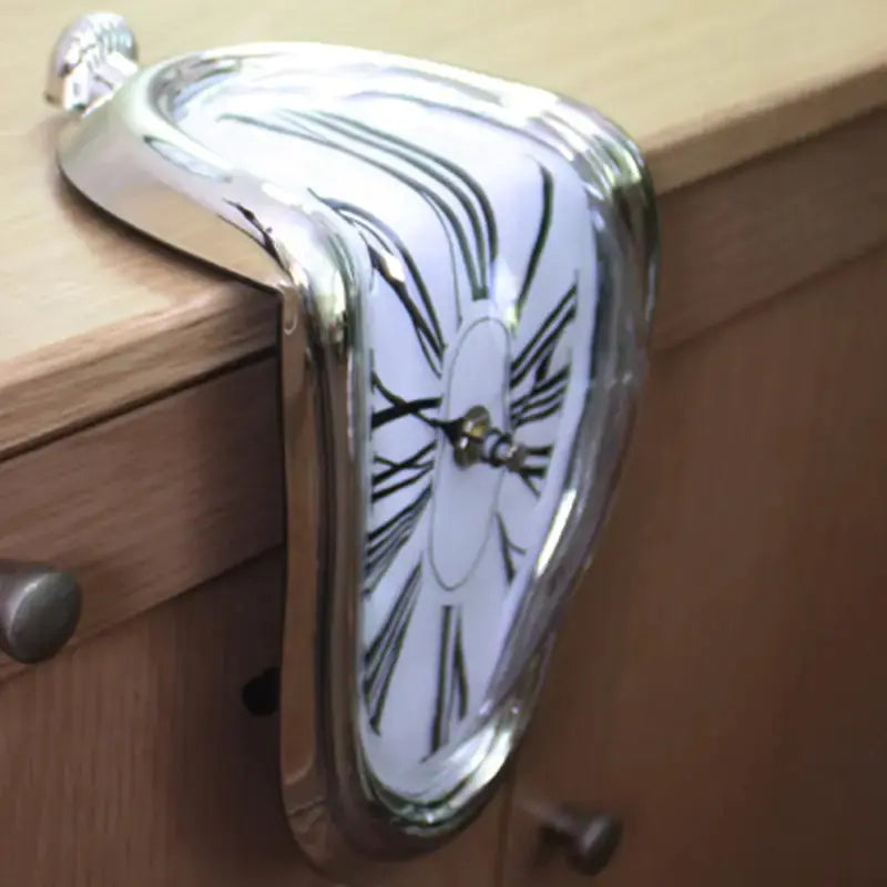 Novel Surreal Melting Distorted Wall Clocks - PricesRgreat