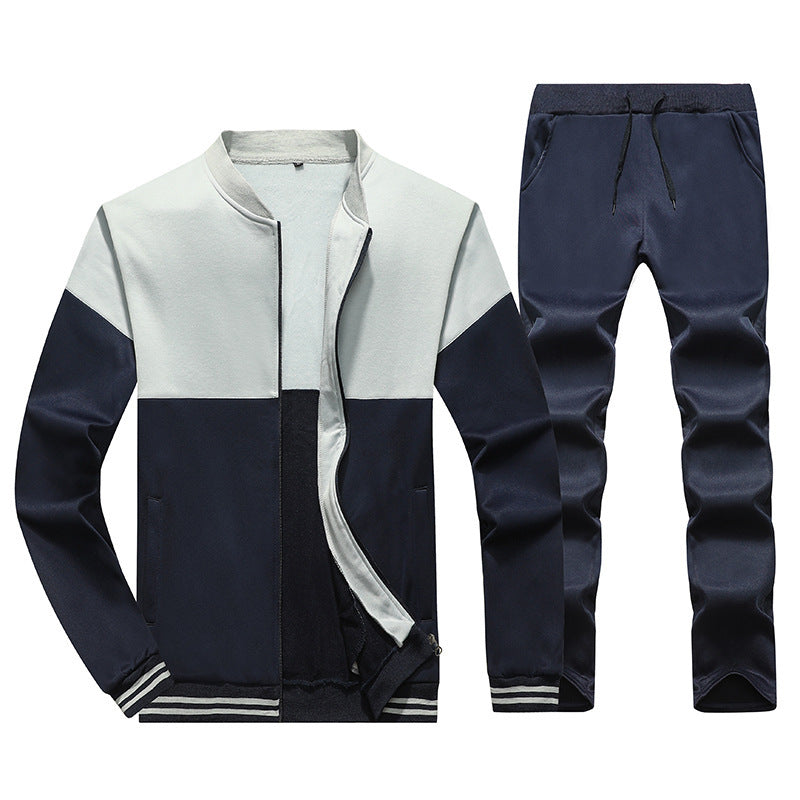 Men's casual two-piece pants and top