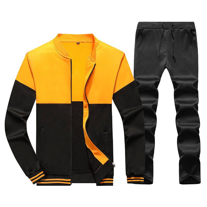 Men's casual two-piece pants and top