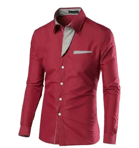 Men Fashion Shirts Long Sleeve - Image #67