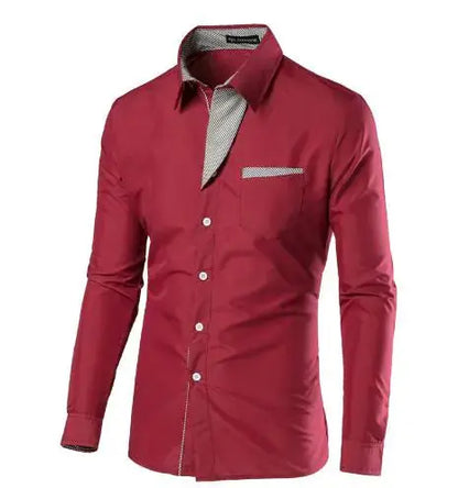 Men Fashion Shirts Long Sleeve - Image #40