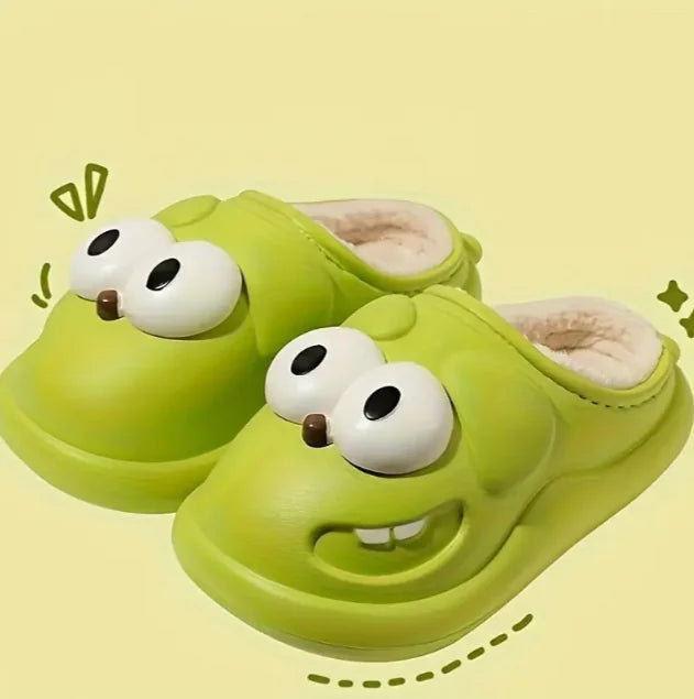 Adult slippers with big Eyes