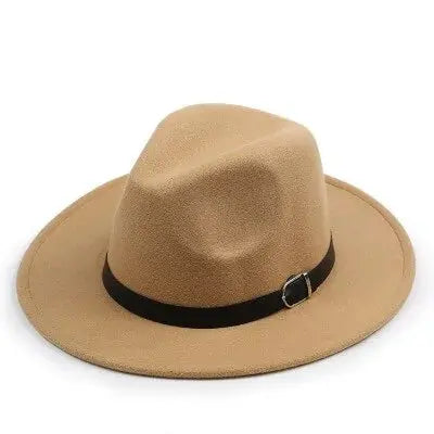 Women Wide Brim Fedora Hat - Image #7