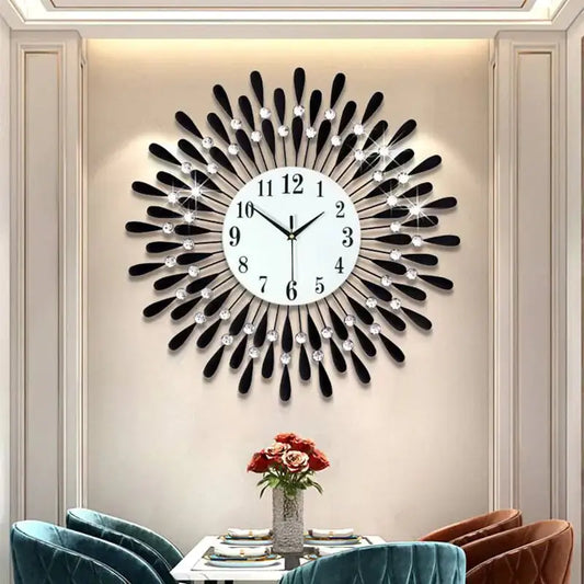 Feather Sun Wall Clock - PricesRgreat