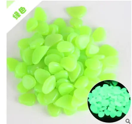 Glow In The Dark Luminous Garden Pebbles [10 pcs] - PricesRgreat