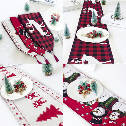 Christmas table runner decorations