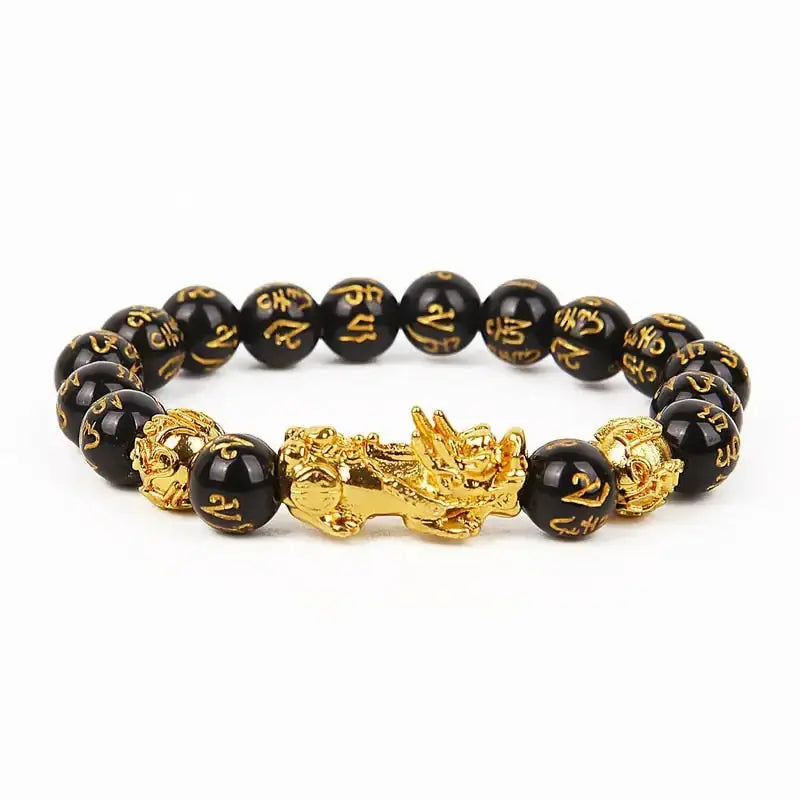 Feng Shui Wealth Bracelet  Black Beads - PricesRgreat