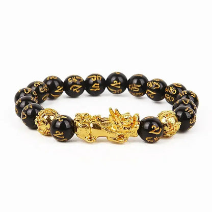 Feng Shui Wealth Bracelet  Black Beads - PricesRgreat