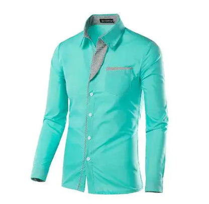 Men Fashion Shirts Long Sleeve - Image #27