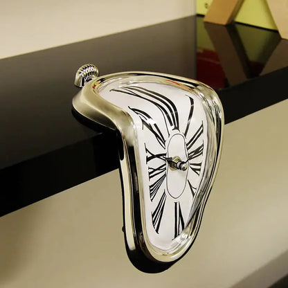 Novel Surreal Melting Distorted Wall Clocks - PricesRgreat