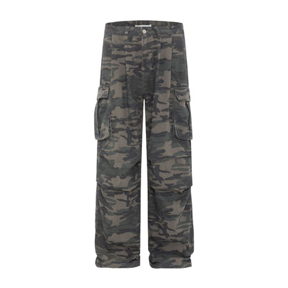 Women's camouflage straight leg pants - PricesRgreat