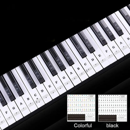 Ultimate Piano Key Stickers - PricesRgreat