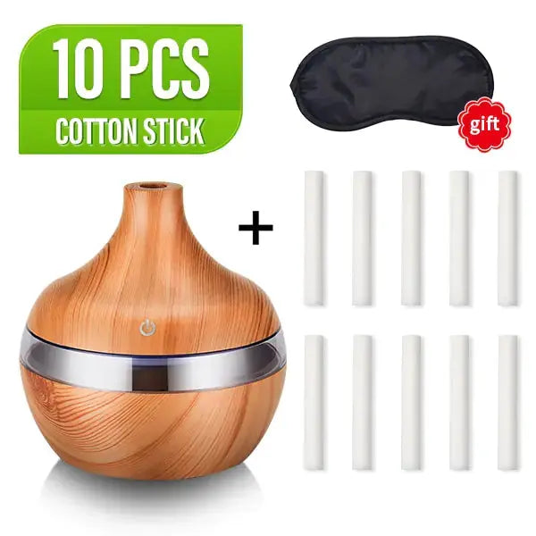 LED Wood Grain Humidifier - PricesRgreat