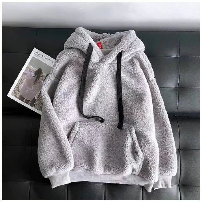 Women's Lambswool Hooded Sweatshirt - PricesRgreat