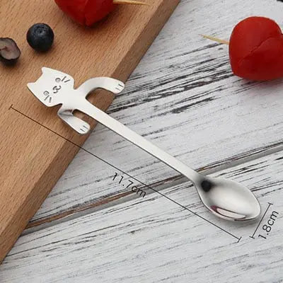 STAINLESS STEEL CAT TEASPOONS - PricesRgreat