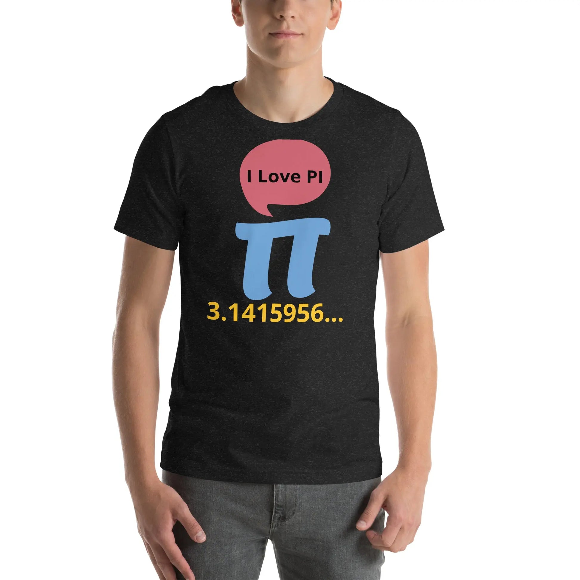 We love PI! Unisex t-shirt - Image #3