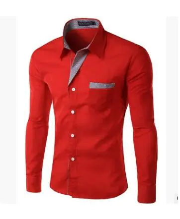 Men Fashion Shirts Long Sleeve