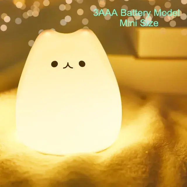 Kawaii Popular Cat Baby Mini Night Light - PricesRgreat