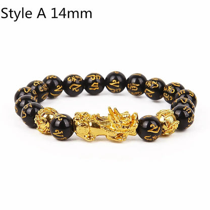 Feng Shui Wealth Bracelet  Black Beads - PricesRgreat