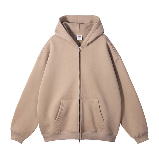 Loose Hooded Sweater Fleece-lined Thickened