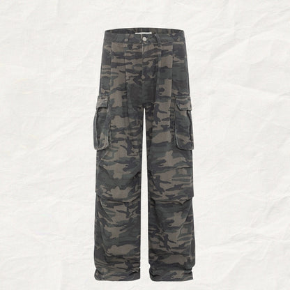 Women's camouflage straight leg pants - PricesRgreat