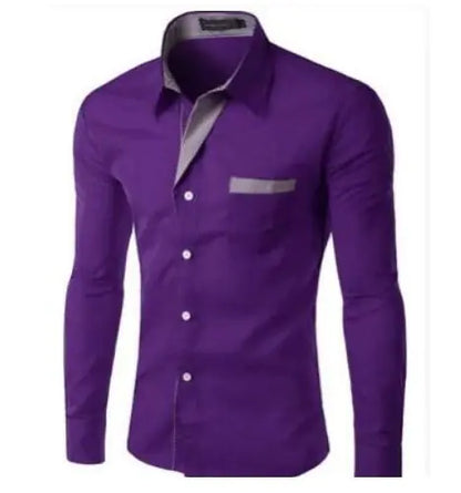 Men Fashion Shirts Long Sleeve