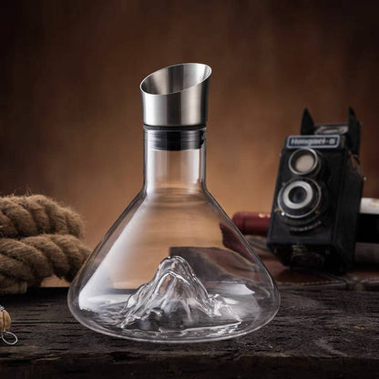 Iceberg waterfall wine decanter