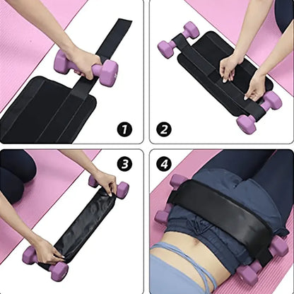 Hip Thrust Belt Glute Bridge Pad - PricesRgreat