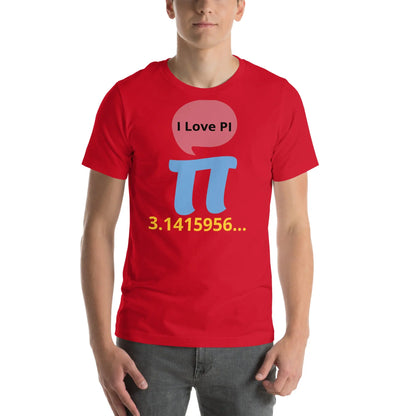 We love PI! Unisex t-shirt - Image #15