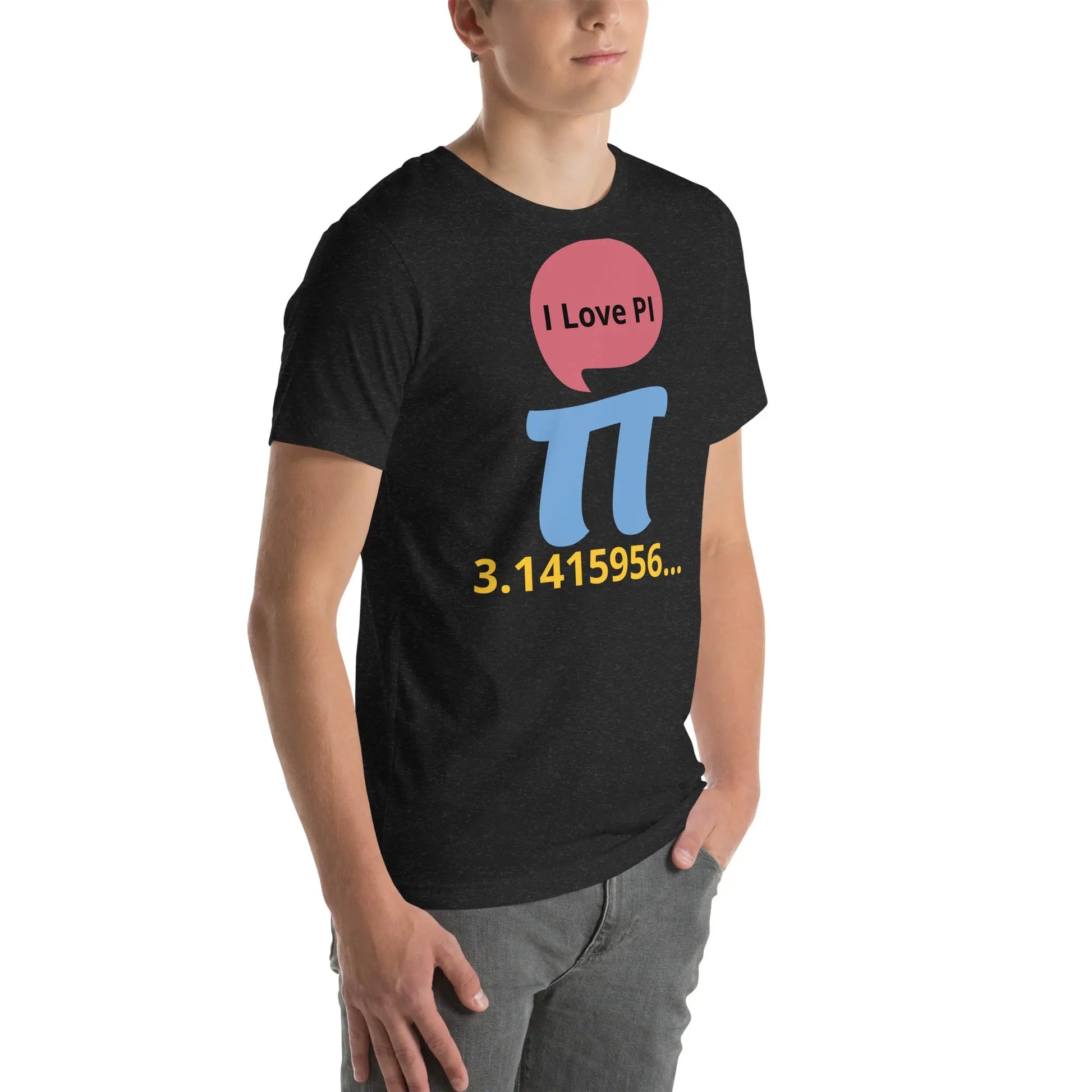 We love PI! Unisex t-shirt - Image #8