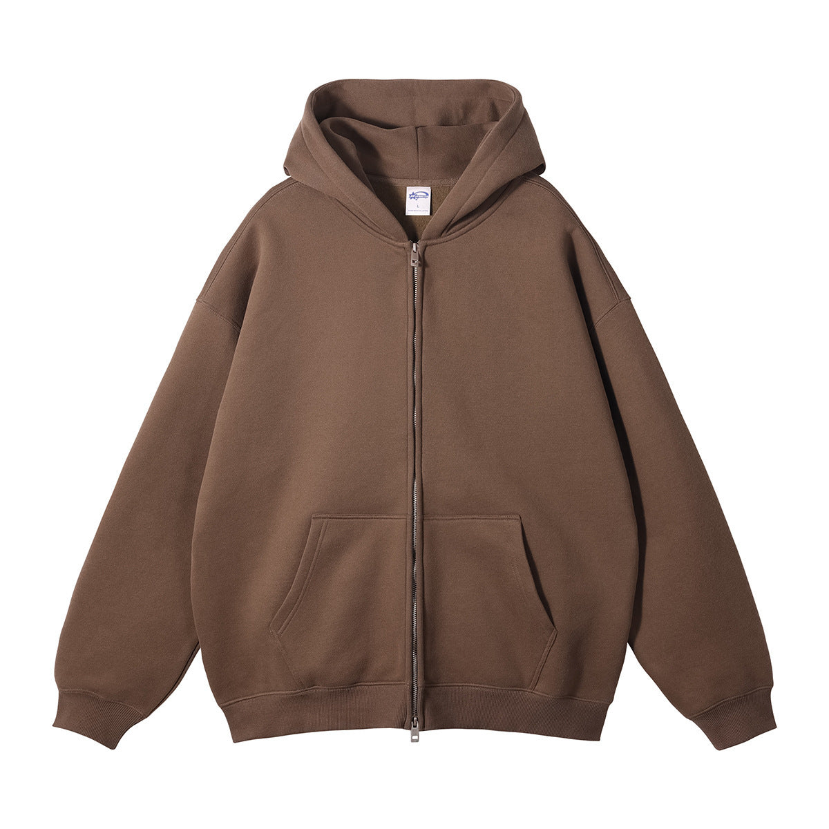 Loose Hooded Sweater Fleece-lined Thickened - PricesRgreat