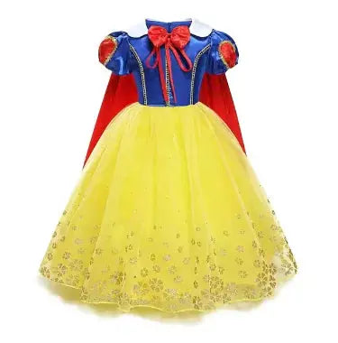 Girls Princess Costume: Elsa, Anna, Jasmine, Rapunzel Dress - Image #5