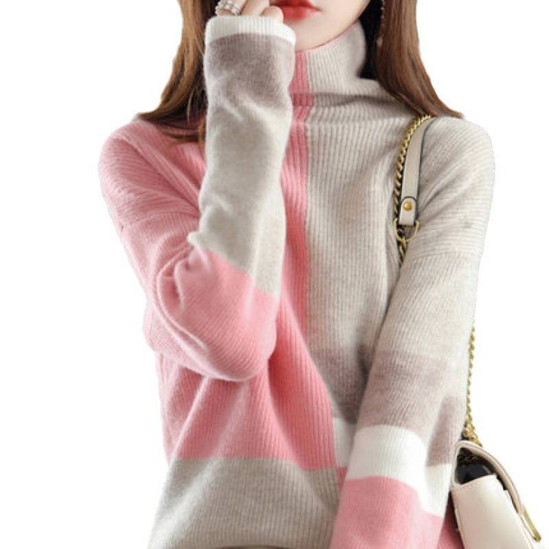 Knitted turtleneck sweater