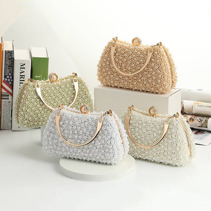 pearl handheld shoulder bag