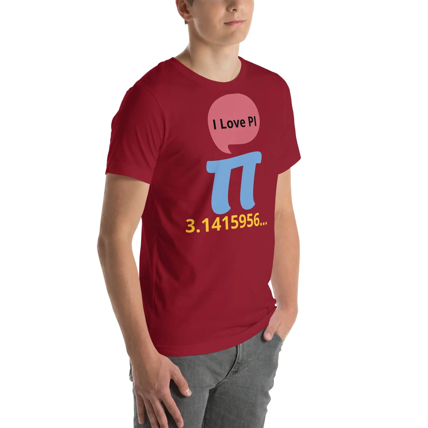 We love PI! Unisex t-shirt - Image #14