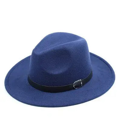 Women Wide Brim Fedora Hat - Image #5