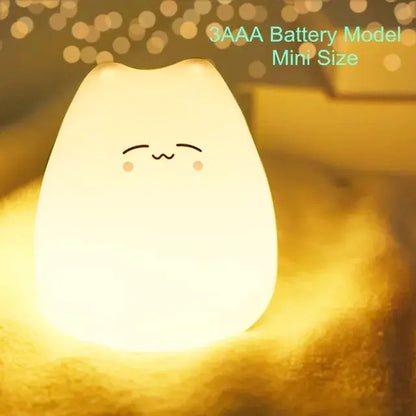 Kawaii Popular Cat Baby Mini Night Light - PricesRgreat