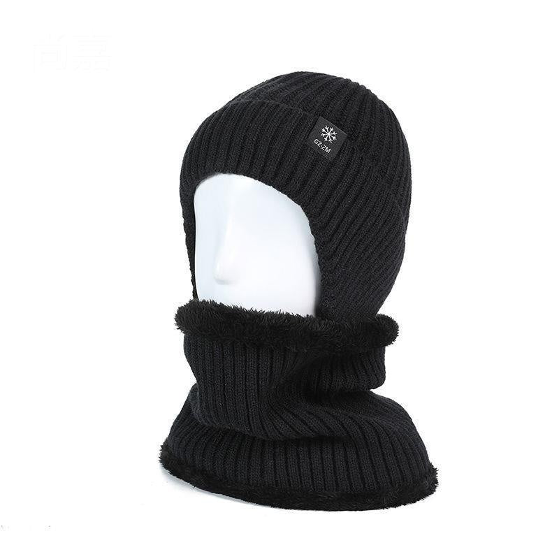 Men's wool hat with ear protection - PricesRgreat