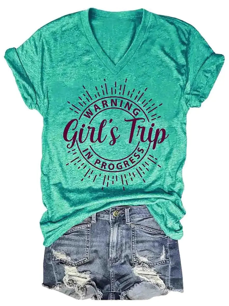 Women's Trip V-Neck Tee - PricesRgreat