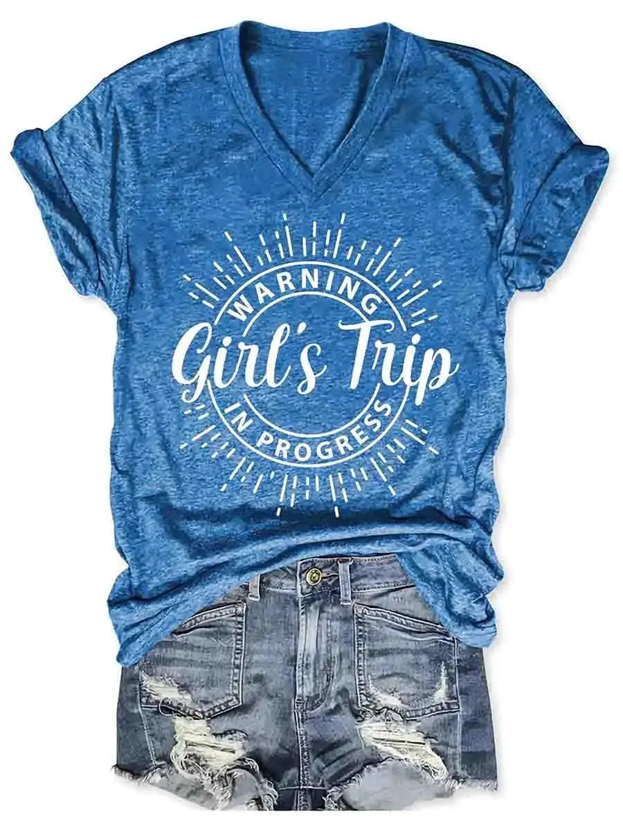 Women's Trip V-Neck Tee - PricesRgreat