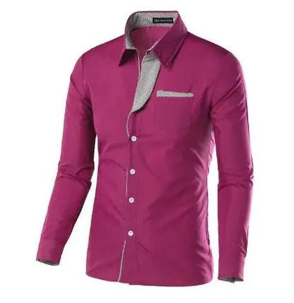 Men Fashion Shirts Long Sleeve - Image #16