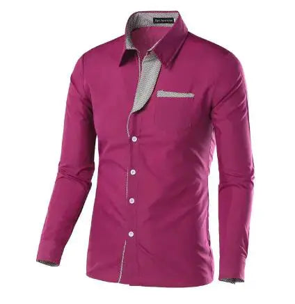 Men Fashion Shirts Long Sleeve - Image #86