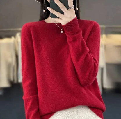 Luxe knit cashmere sweater