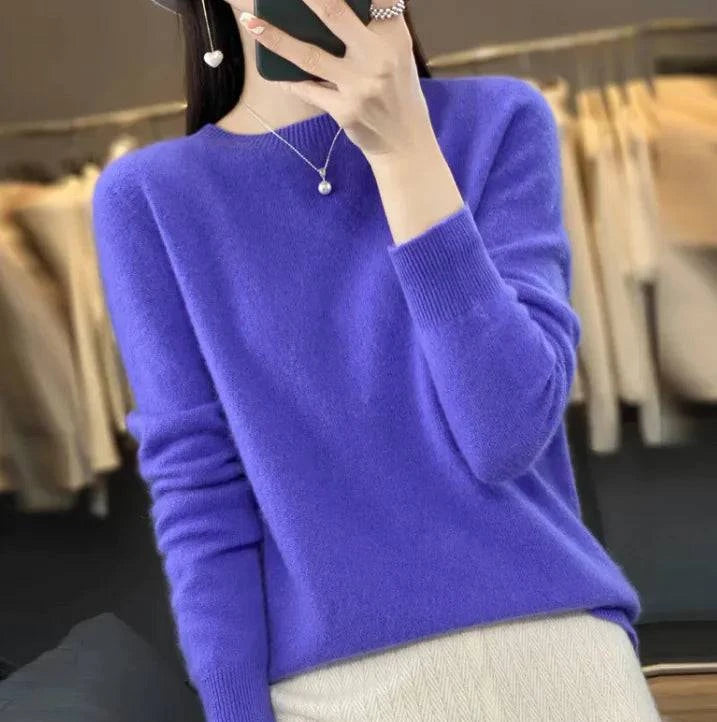 Luxe knit cashmere sweater